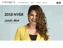 Tablet Screenshot of emporium.hu
